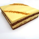 Entremet poire caramel